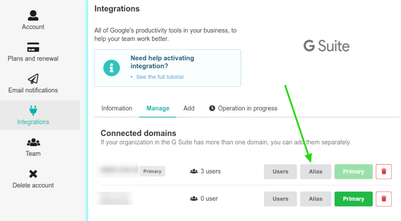 Google Workspace alias e multi-domínio Google Workspace alias e multi-domínio